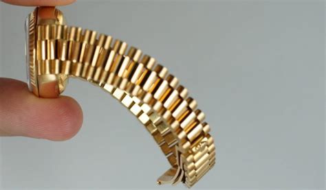 rolex president bracelet stretch|genuine rolex presidential.